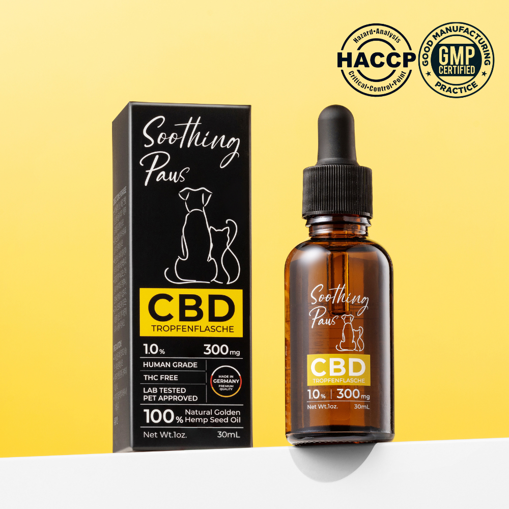 수딩포 펫 CBD 1%, 강아지 고양이 분리불안 스트레스 햄프씨드 오메가3, 1개
