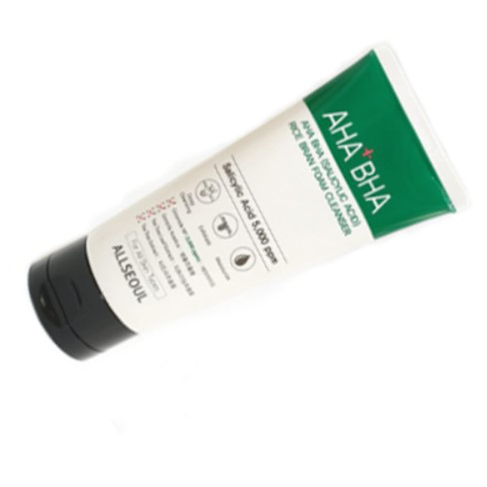 폼클렌징 클렌징폼 살리실산 세안제 좁쌀여드름 바하 시카 아하 쌀겨 모공 180ml - 상세 이미지 4