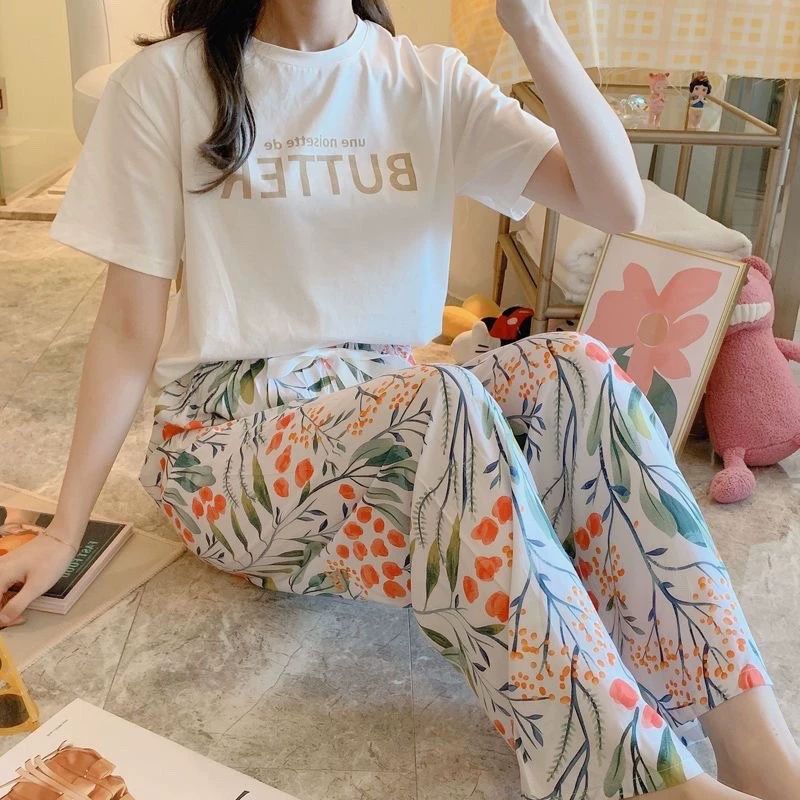 몸빼 캐주얼 할매옷 여름 루즈핏 여름바지 할머니 여성바지 반바지 몸빼바지 면물실크H와이드팬츠 화이트Willow M 권장 40.0-50.0kg - 상세 이미지 2
