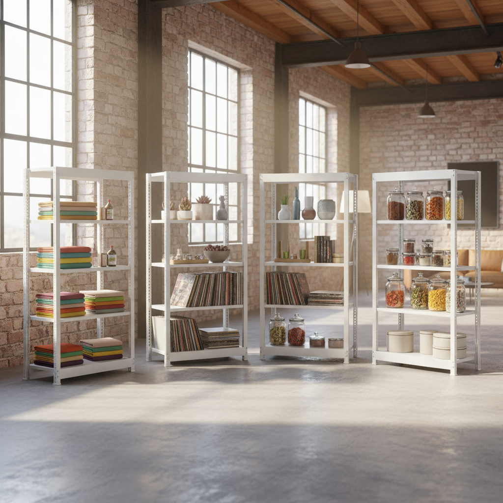 스피드랙 맥스 200KG 철제선반 조립식 앵글 창고 렉 경량랙 독립형 9003001500 5단