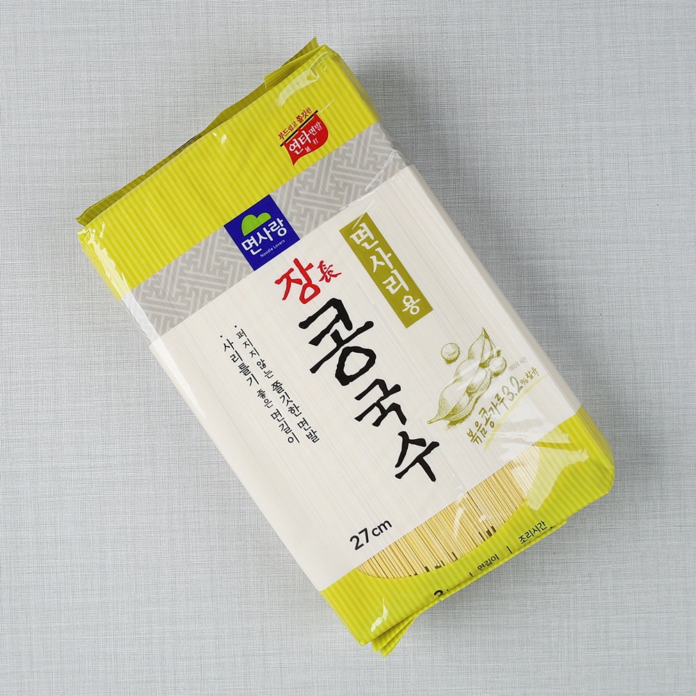 면사랑 장 콩국수 면사리 콩국수면 업소용 3kg, 4개 - 상세 이미지 2
