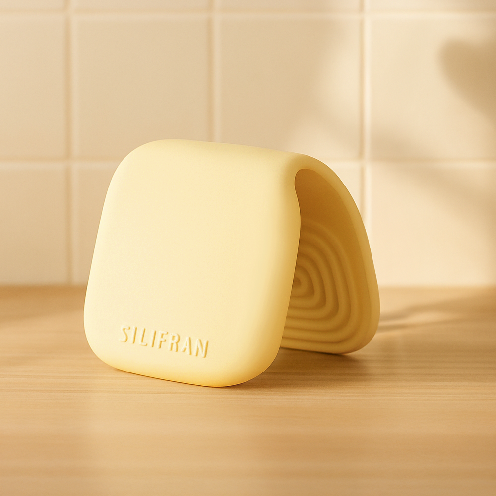 실리프랑 주방장갑 마그넷 실리콘 냄비손잡이 오븐 전자레인지 뚝배기 버터옐로우