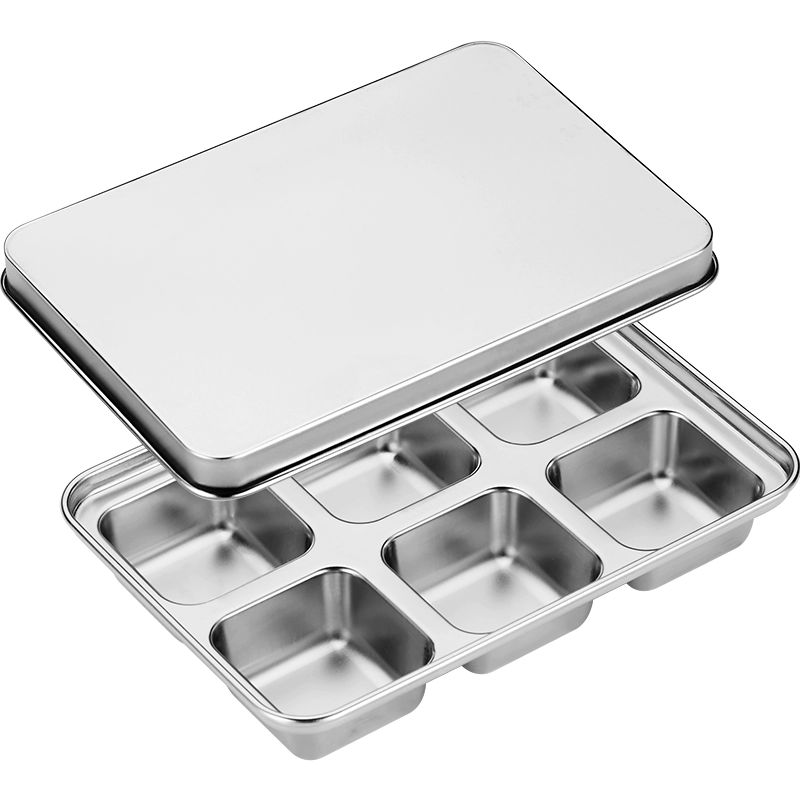 스테인리스 얼음틀 아이스큐브 각얼음 사각형 얼음트레이 각얼음틀 아이스볼 아이스메이커 손잡이가 달린 급속 냉동 상자 - 상품 이미지