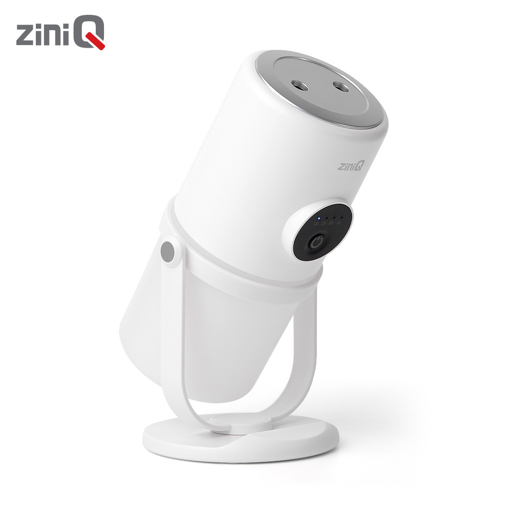 지니큐 무선 듀얼 미니가습기 무드등 분무각도조절 ZQ-HX30