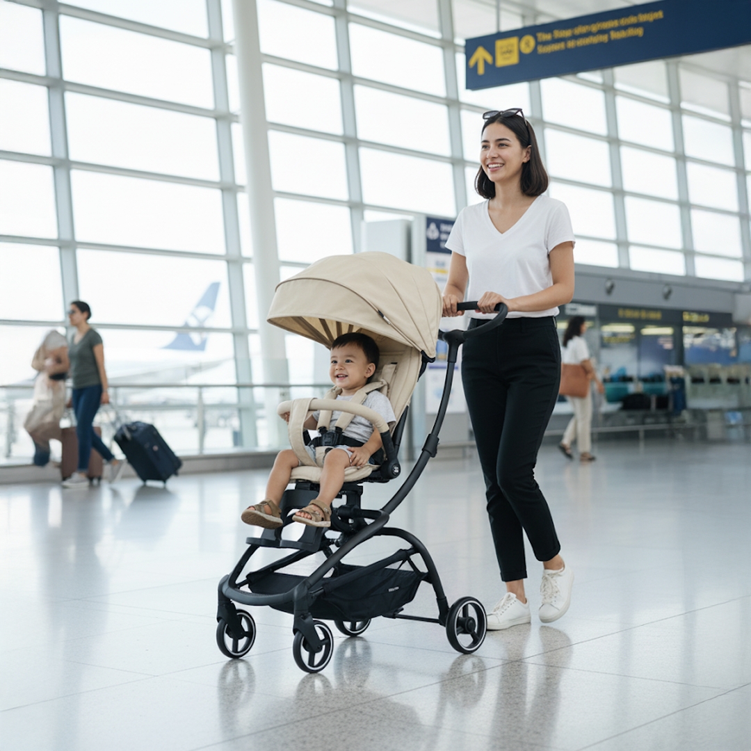 [누비앤타보] TAVO 유모카 트래블러N 등하원 트라이크 기내반입형 접이식 휴대형