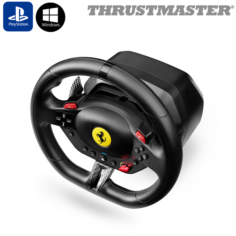 트러스트마스터 T98 Ferrari 296 GTB 레이싱휠(PS5,PS4,PC) 핸들 패달 운전 게임 장비 - 상세 이미지 3