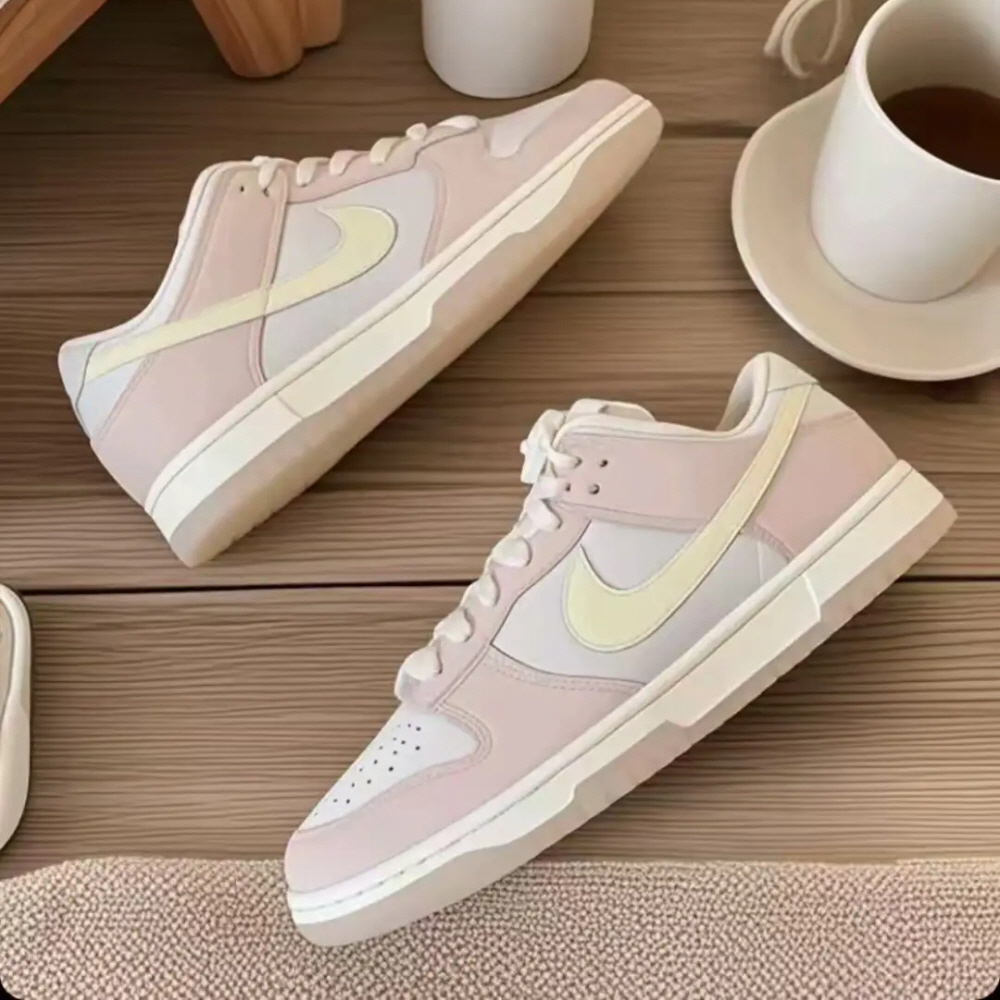 나이키 덩크 로우 프리미엄 리본레이스 소프트핑크 W FB7910-601 - 상품 이미지