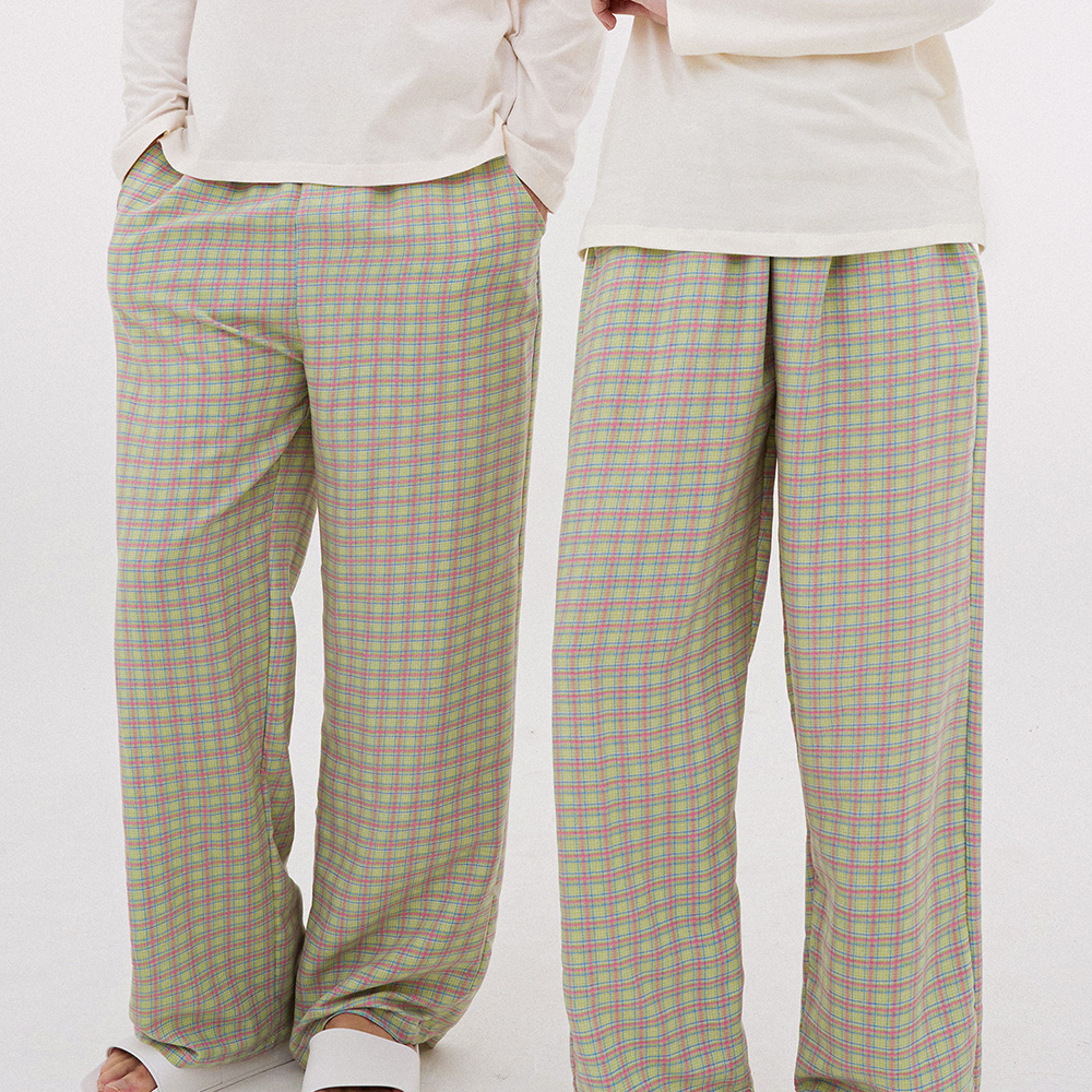 [도씨][2PACK] 코튼라이크 푸키 커플 잠옷 바지 홈웨어 제품 이미지