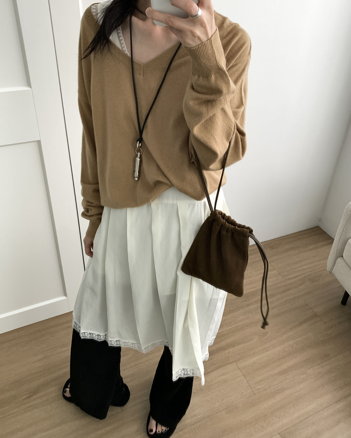 [당일발송] 멜버 골덴 부츠컷 팬츠 겨울 코듀로이 밴딩 바지 웨어링무드 (3c) - 상세 이미지 2