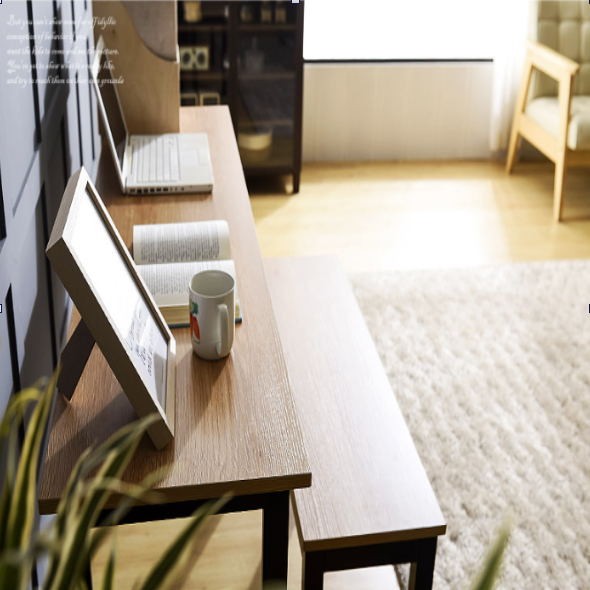 3단선반 1200 거실 다용도수납 테이블 사이드 폭좁은 책상