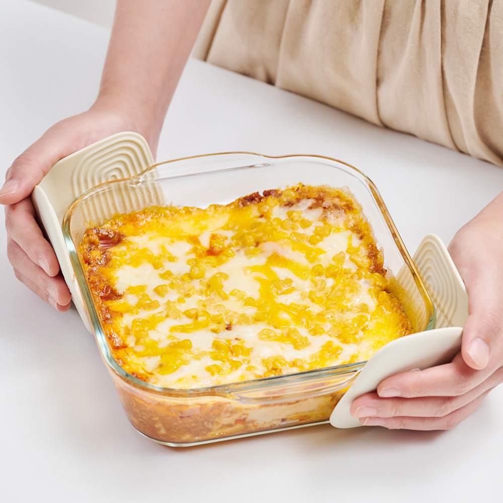 실리프랑 주방장갑 마그넷 실리콘 냄비손잡이 오븐 전자레인지 뚝배기 버터옐로우