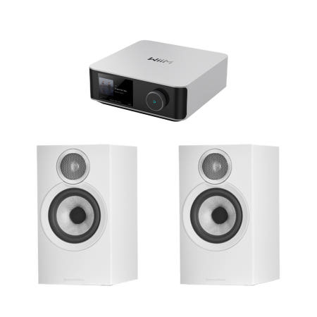 LinkPlay WiiM(윔) AMP Ultra 무선 올인원 앰프 + B&W 607 S3 오디오 스피커