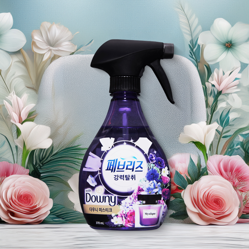 페브리즈 미스티크향 다우니 섬유탈취제 370ml 강력탈취 섬유향수