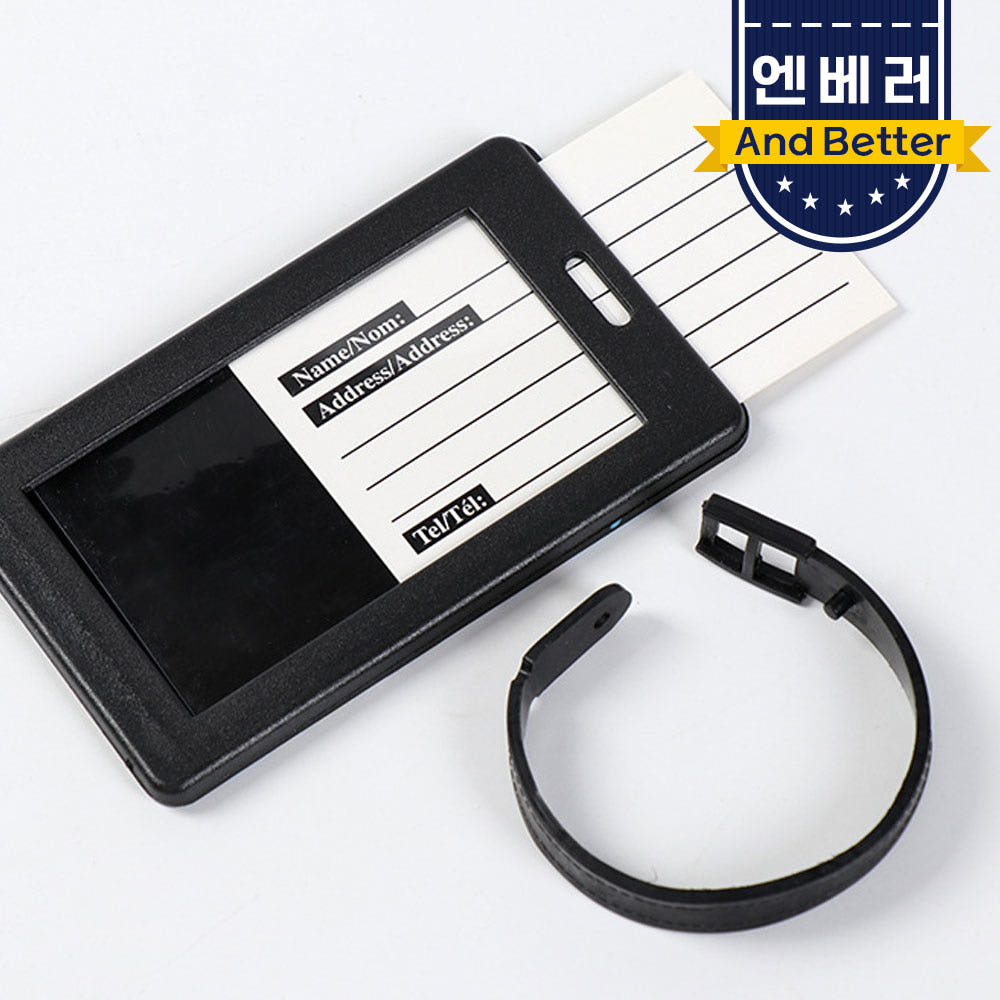 캐리어 골프백 네임택 이름표 네임텍 여행가방 가죽 태극기 실리콘 네임택제작 러기지택 - 상세 이미지 3