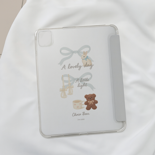 귀여운 러블리데이 아이패드 갤럭시탭 S8 S8 FE 플러스 펜슬 수납가능 풀커버 케이스 - 상세 이미지 3