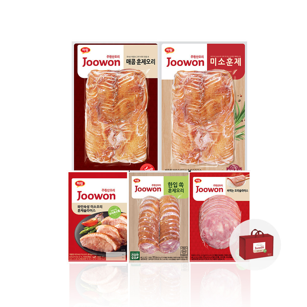 하림 주원산오리 훈제 오리 선물 세트 2호 명절 어버이날 추석선물 어르신 선물 오리 고기 선물