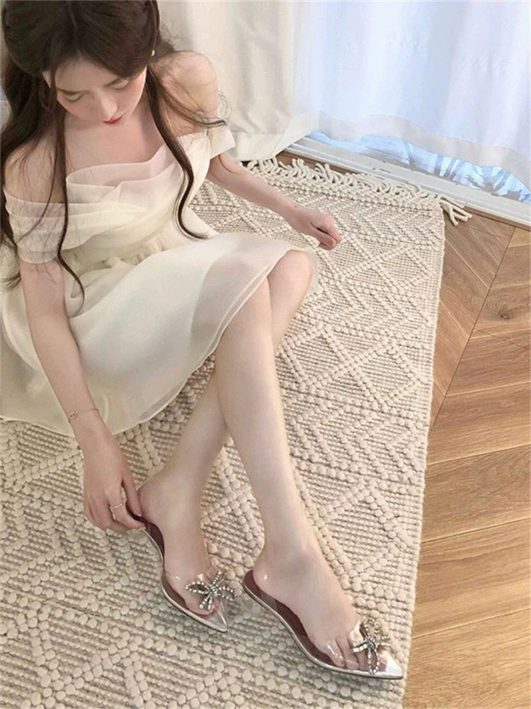 미니웨딩드레스 탑 쉬폰 스냅 피로연 오프숄더 튜브 스냅사진 스몰웨딩 베이지화이트 S - 상세 이미지 4