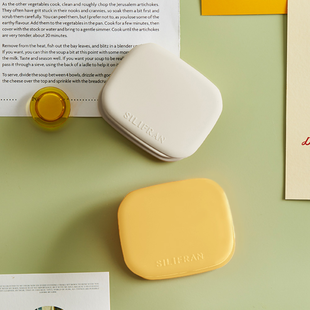 실리프랑 주방장갑 마그넷 실리콘 냄비손잡이 오븐 전자레인지 뚝배기 버터옐로우