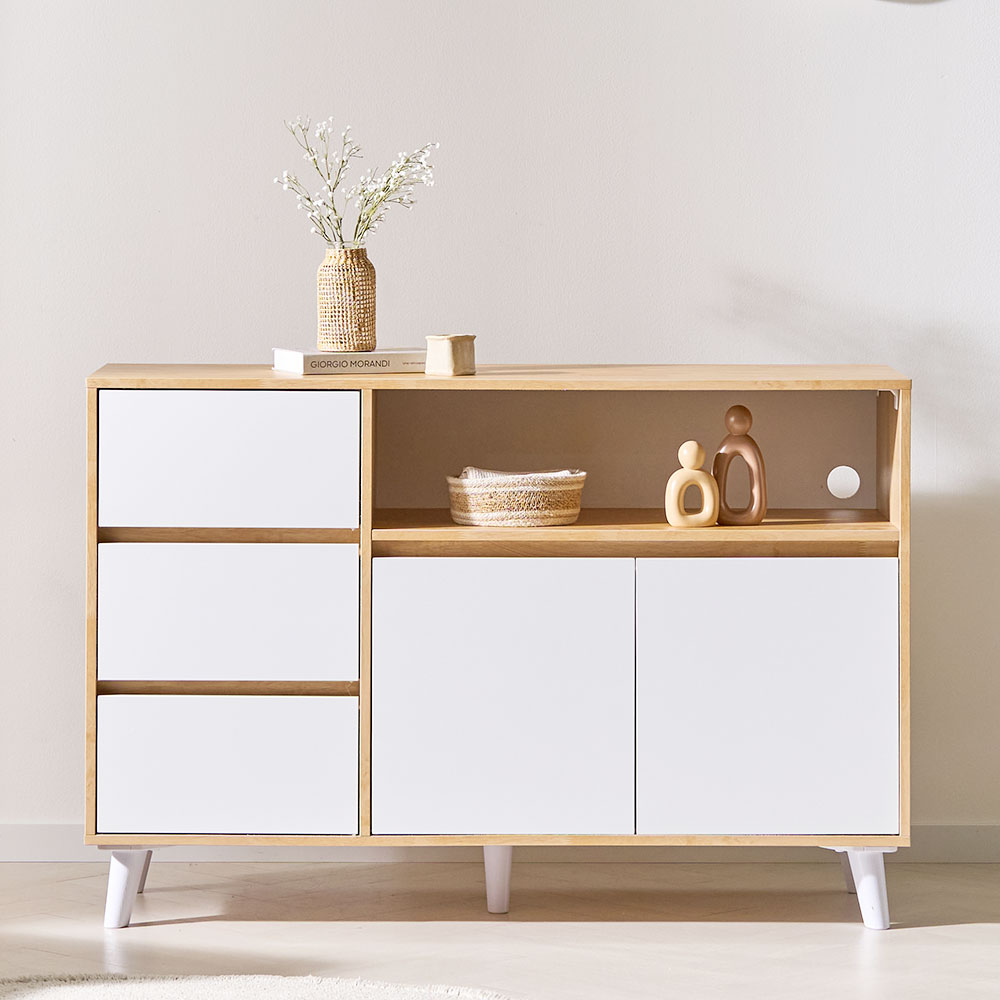 데니 높은 거실장 수납장 티비다이 1200