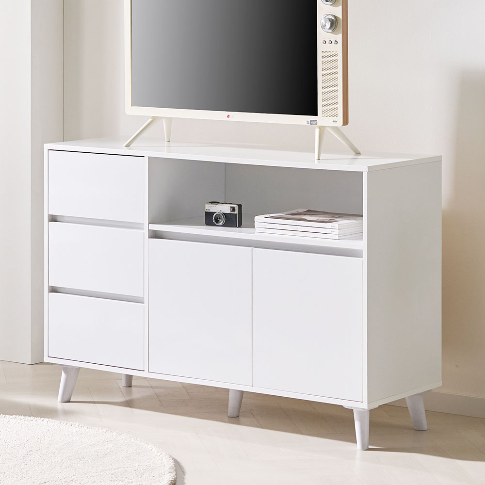 데니 높은 거실장 수납장 티비다이 1200