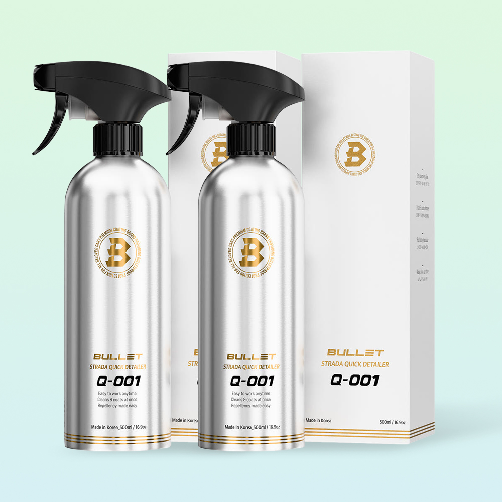 더클래스 불렛 물왁스 Q001 스트라다 퀵디테일러 500ml, 2개 - 상품 이미지