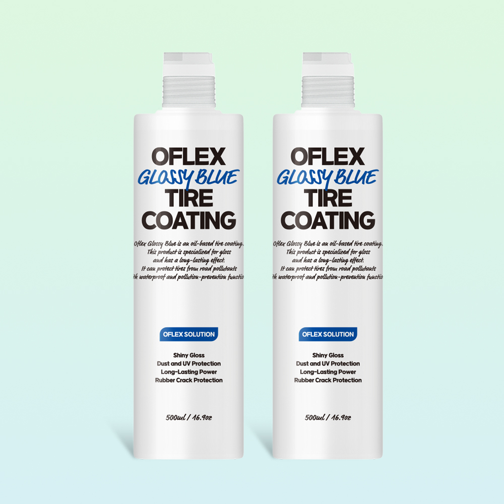 오플렉스 글로시블루 타이어 유성 코팅제 500ml, 2개 - 상품 이미지