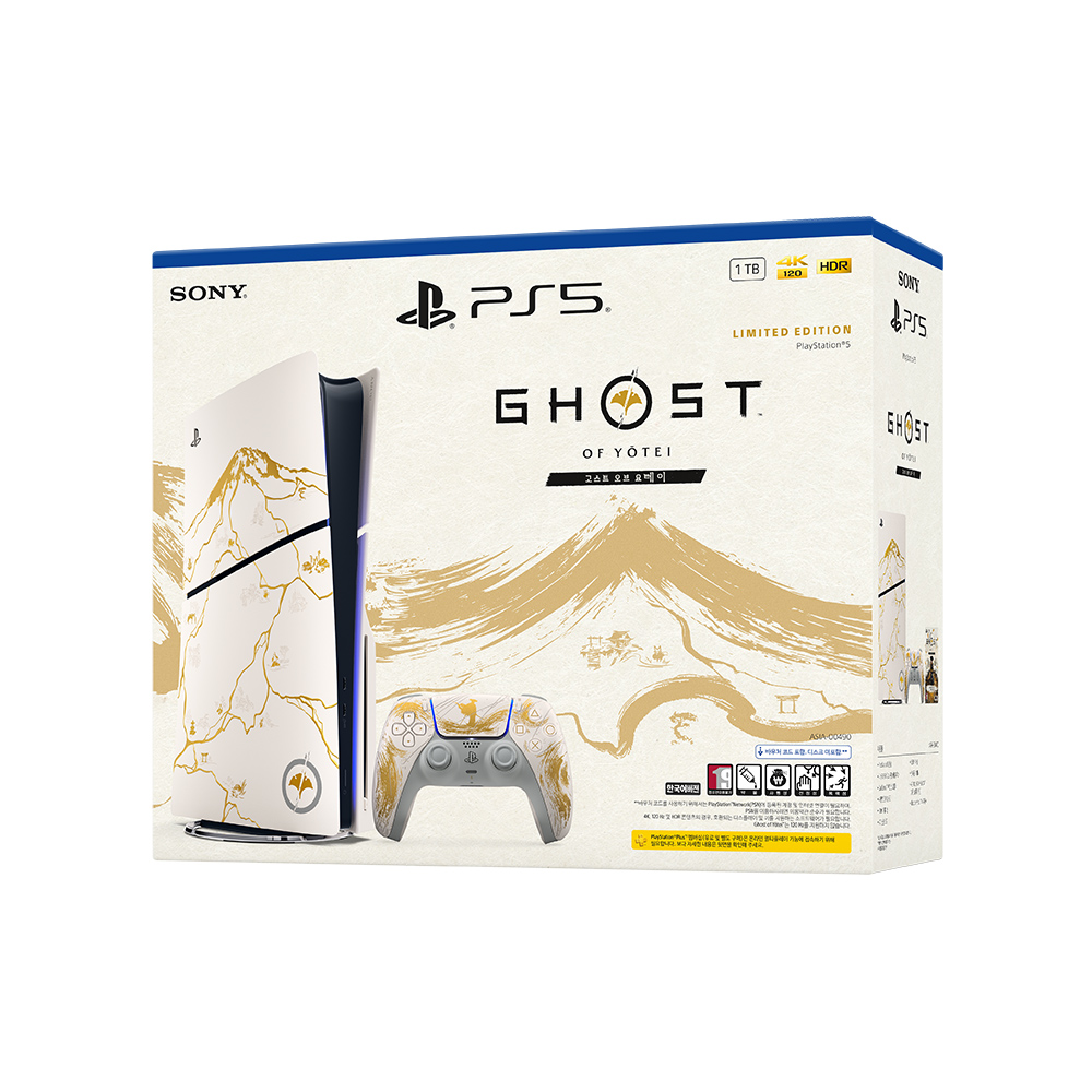 [PS5] 콘솔 - 고스트 오브 요테이 골드 리미티드 에디션 번들 – 요테이 다운로드 버전 포함 상세 이미지 4