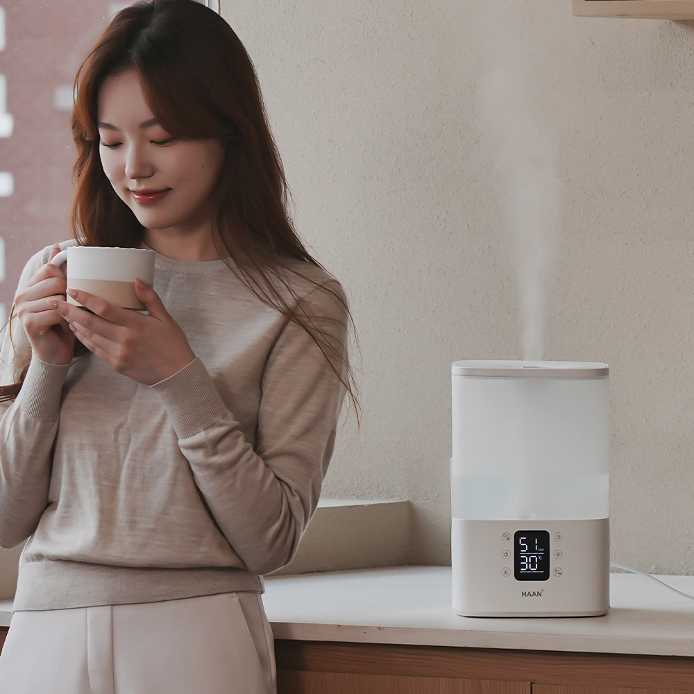 한경희 가정용 4L 복합식가습기 자동습도 무드등 간편세척 신생아 아기 가습기