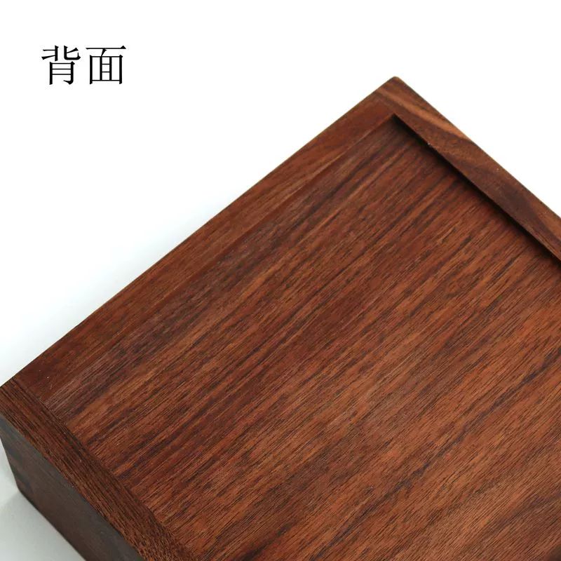 원목 월넛 다용도 미니박스 선반 수납 정사각형 15x15x6.5CM - 상세 이미지 3