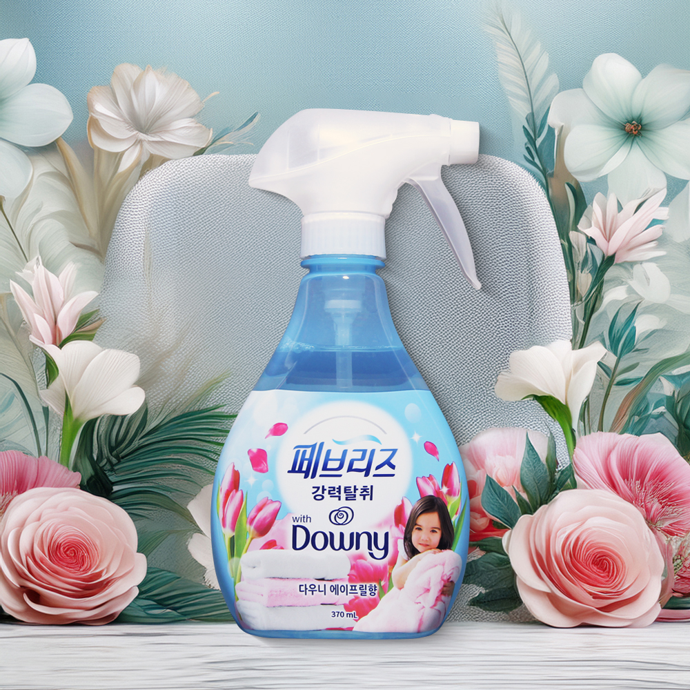 페브리즈 다우니 에이프릴향 섬유탈취제 370ml 강력탈취 섬유향수 - 메인 이미지