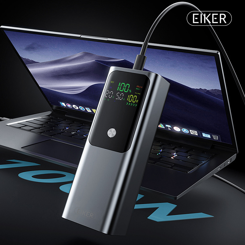 EIKER 100W PD3.1 양방향 고속충전 보조배터리 LED 디스플레이 20000mAh - 상품 이미지