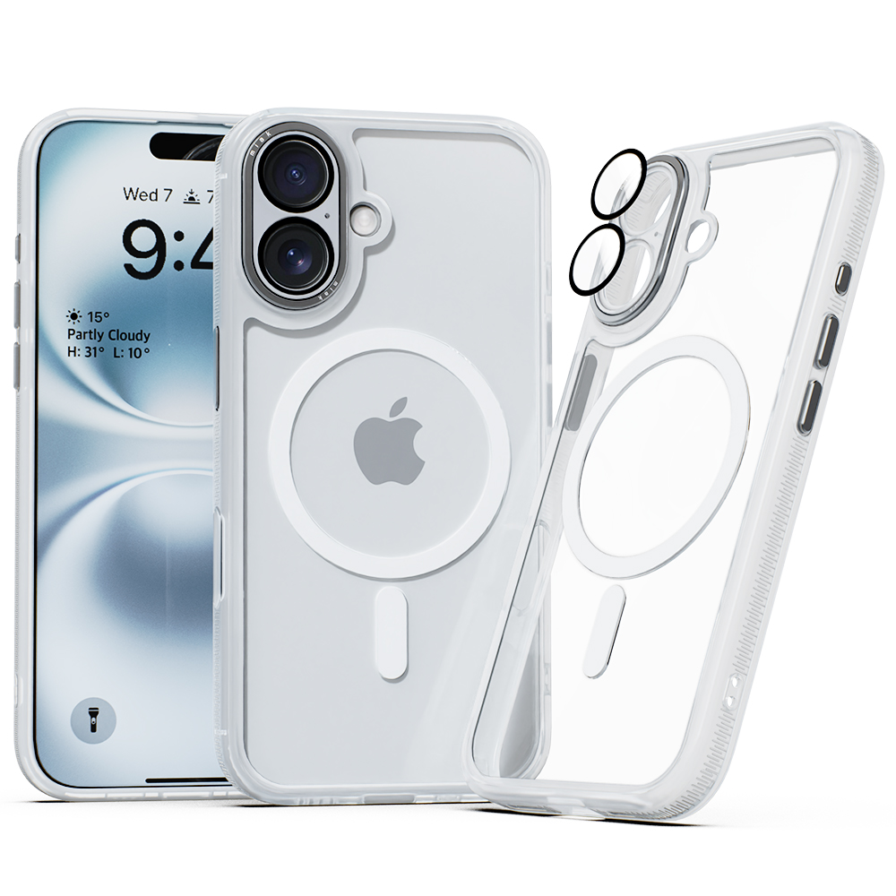 미아크 렌즈보호 풀커버 맥세이프 케이스 블랙, 아이폰17