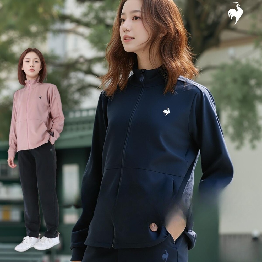 르꼬끄 에센셜 헤란카 여성용 저지 상하의세트 트레이닝웨어 스트레치 LT5FJG10L - 메인 이미지
