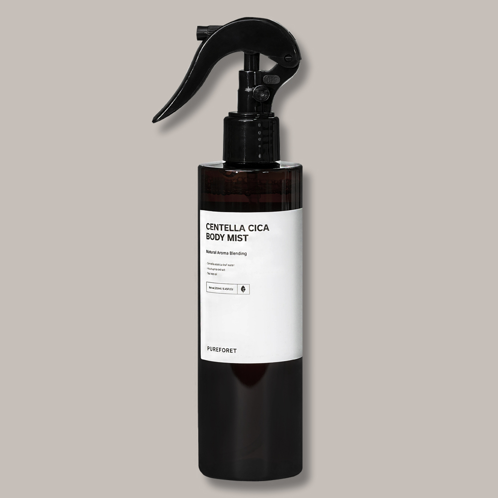 퓨어포레 여름 센텔라 쿨링 등드름 올인원 청소년 천연 진정 보습 시카 바디미스트 250ml