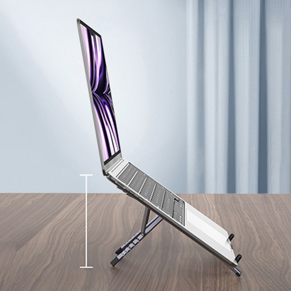 플렉시젠U 접이식 노트북 거치대 알루미늄 맥북 거치대 받침대 휴대용