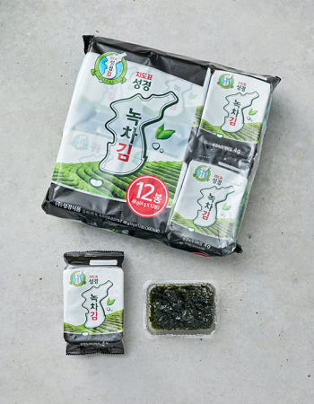 성경 녹차도시락김