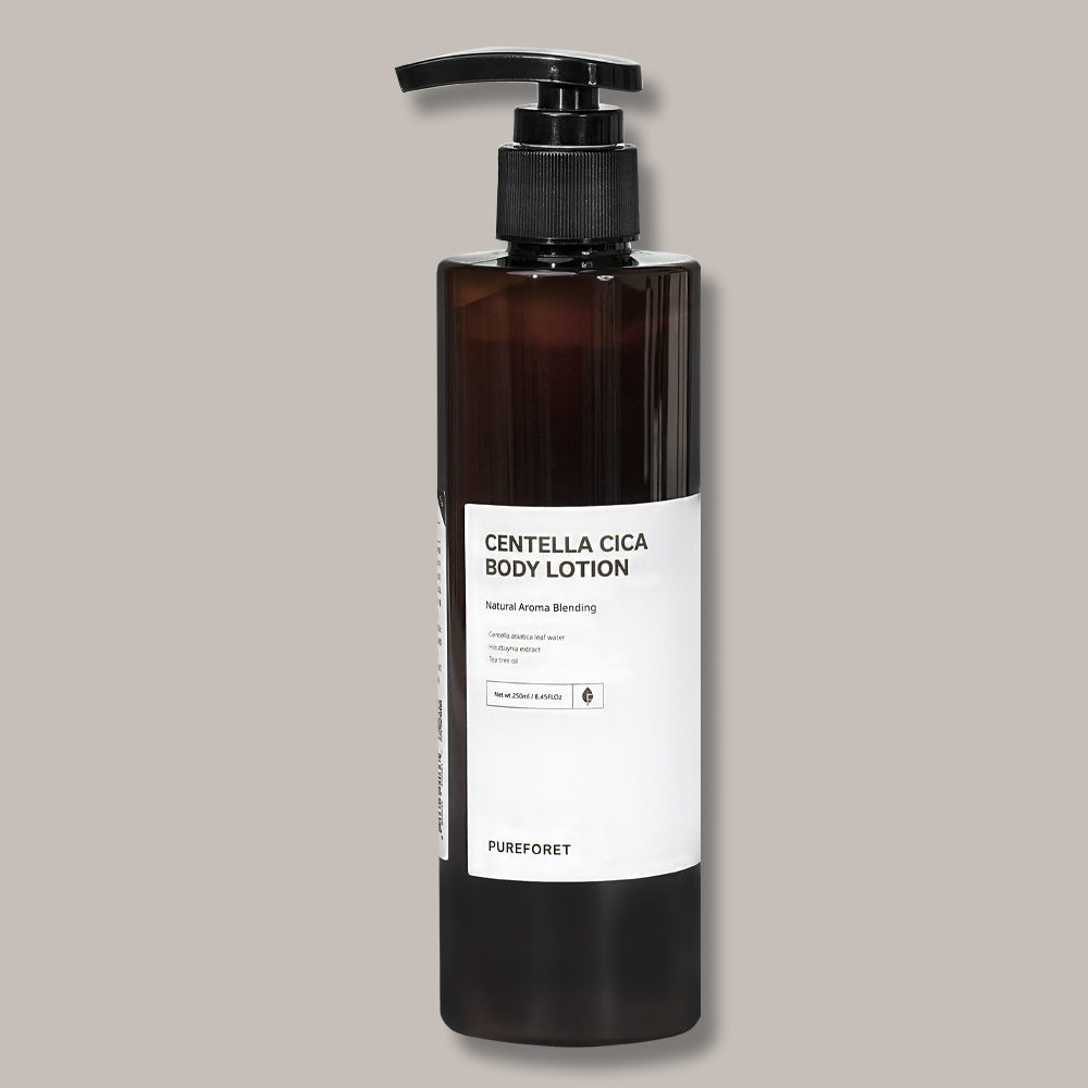 퓨어포레 센텔라 천연 진정 순한 고보습 향좋은 청소년 올인원 병풀 시카 바디로션 250ml