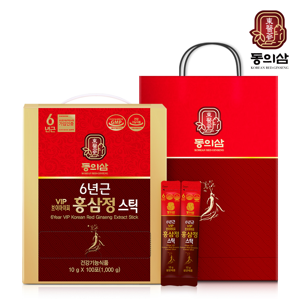 동의삼 6년근 VIP 홍삼정스틱(100포) - 메인 이미지
