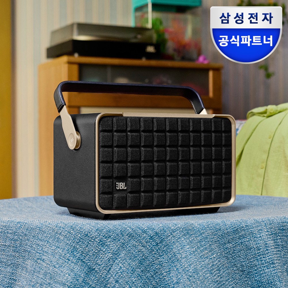 삼성전자 JBL 어센틱 300 블루투스스피커 휴대 무선 와이파이 카페매장 블랙