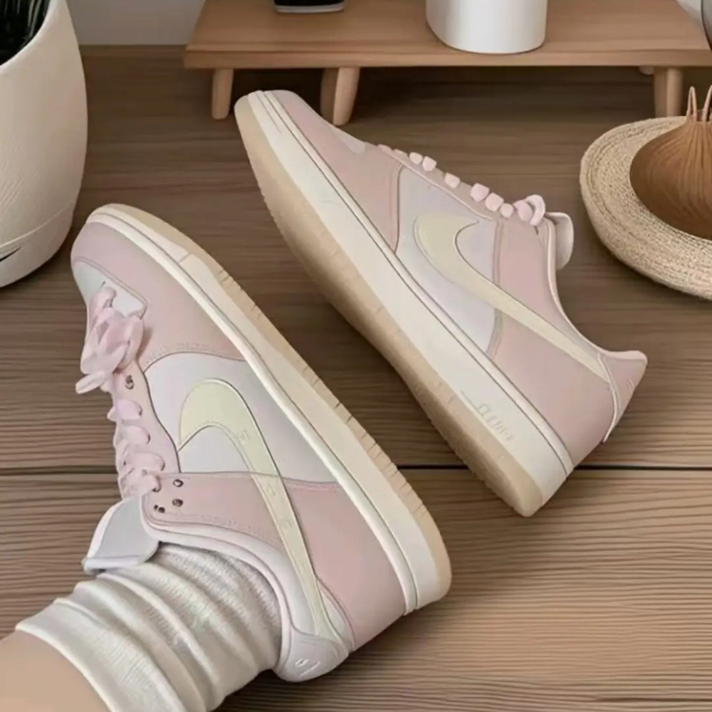 나이키 덩크 로우 프리미엄 리본레이스 소프트핑크 W FB7910-601 - 상세 이미지 2
