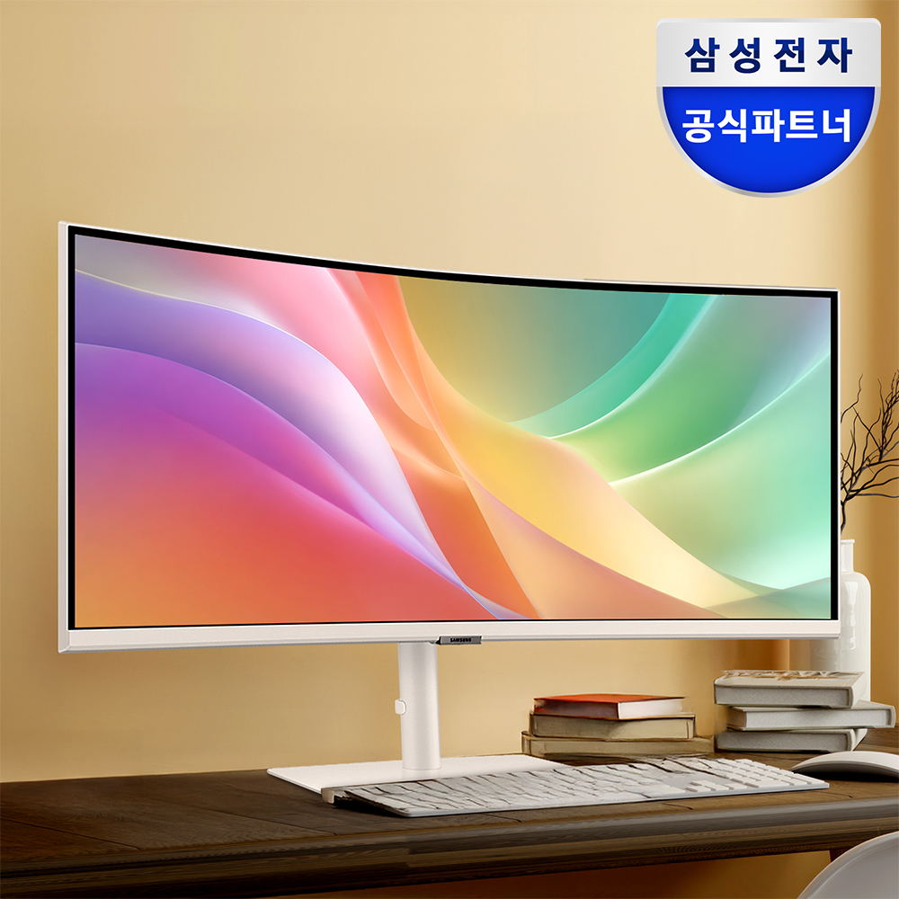 삼성 뷰피니티 S6 S65TC LS34C650T 썬더볼트4 USB-C 스피커 맥 모니터 - 상품 이미지