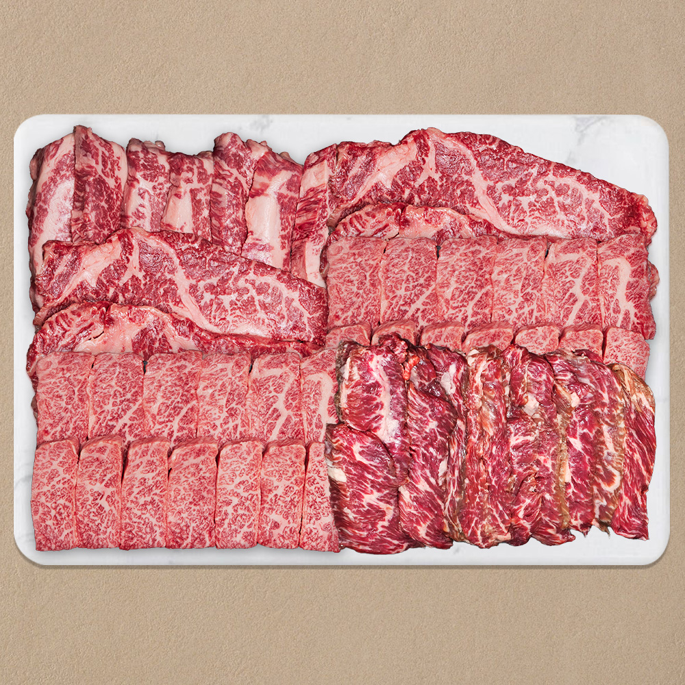 마장동 투뿔 한우선물세트 소고기 살치살 꽃등심 안심 추석 설 명절 명품 한우 세트 하이엔드 3호 세트 1.6kg