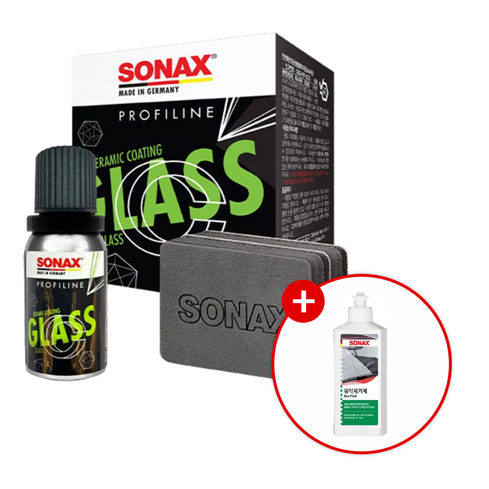 SONAX 소낙스 프로피라인 세라믹 유리발수코팅제 CC글래스 50ml 전문가용 - 상품 이미지