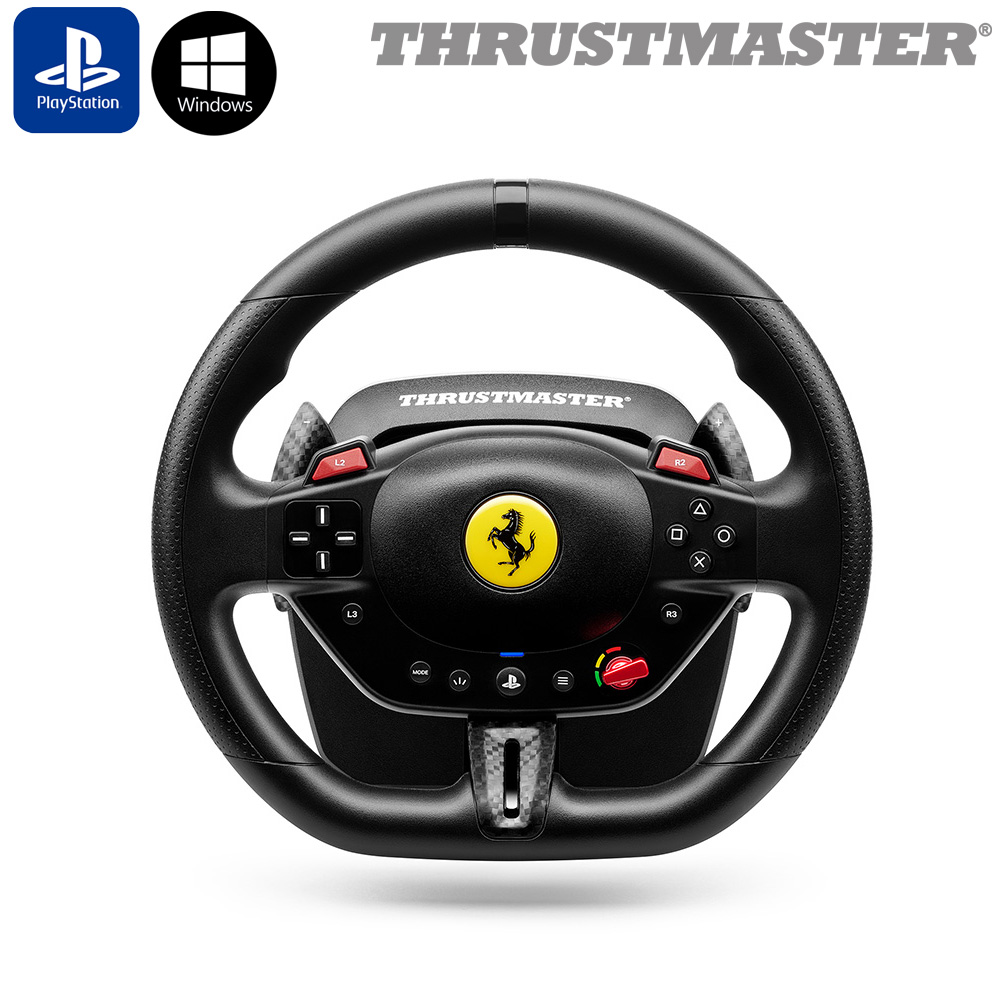 트러스트마스터 T98 Ferrari 296 GTB 레이싱휠(PS5,PS4,PC) 핸들 패달 운전 게임 장비 - 상세 이미지 2