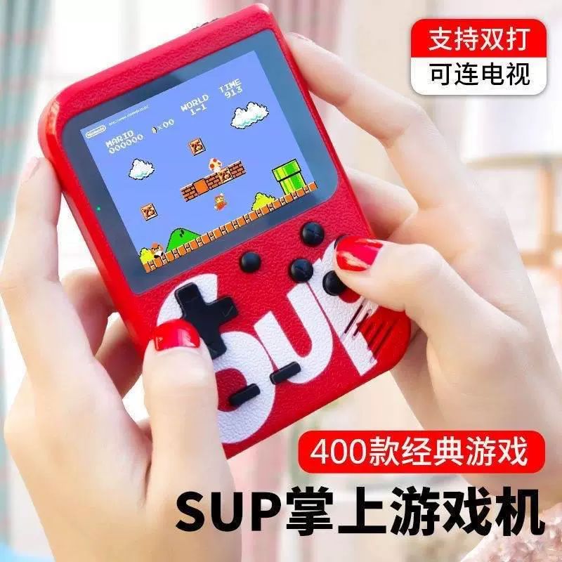 솔비에 레트로게임기 콘솔 휴대용 추억의게임 미니 오락실 문방구오락기 가정용 신형 SUP HD 컬러 400 A - 상세 이미지 2