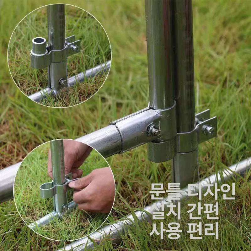 조립식 대형 비닐하우스 미니온실 단열 자재 식물 재배 온실 골조 다육이 길이 4 높이 2 2 25관+두꺼운 - 상세 이미지 2