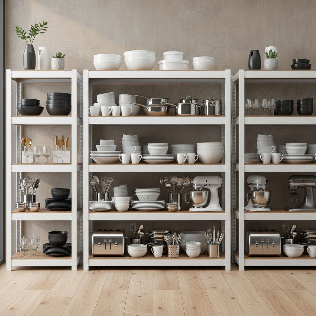 선반 수납선반 다용도 팬트리 무볼트 조립 랙 거실 선반장 3153151500 5단