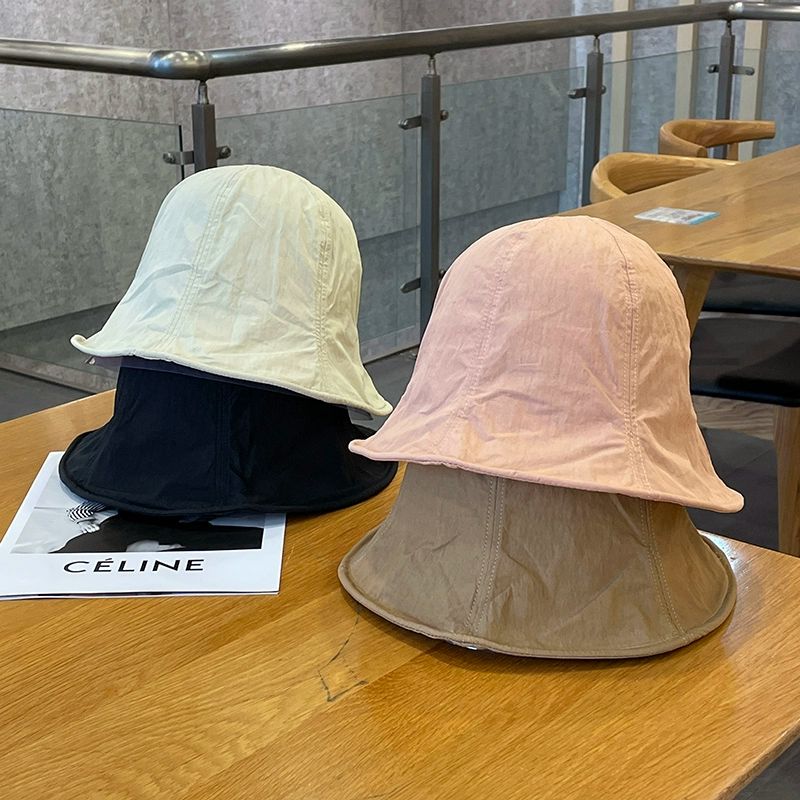 바스락모자 버킷햇 베트남 유럽여행모자 벙거지 챙넓은 벙거지모자 여성모자 보닛햇 여름모자 다크카키 조절 가능 54-59cm - 상세 이미지 5