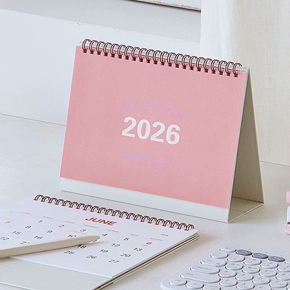2026 탁상달력 업무용 책상달력 26년 양면 스케줄 플래너 메모 데스크 캘린더 - 상세 이미지 5