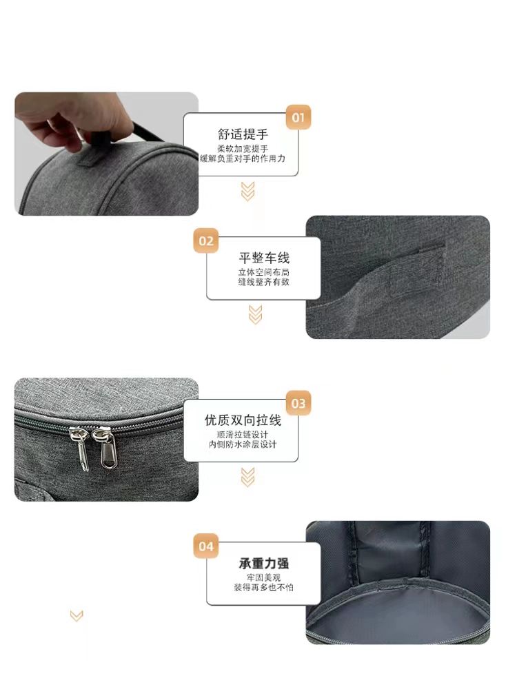 드럼 케이스 스네어백 드러머 보관가방 휴대용 12인치 블랙 33x16CM - 상세 이미지 3
